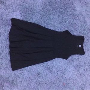 Plain black dress with pockets